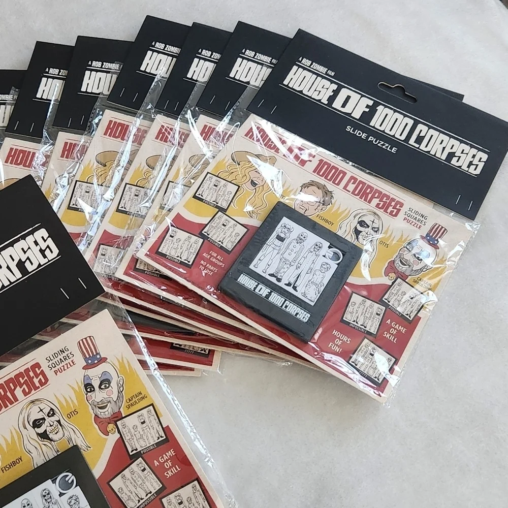 🧩House of 1000 Corpses Slide Puzzle Lot – 20 Pieces – NWT – Rob Zombie Collect